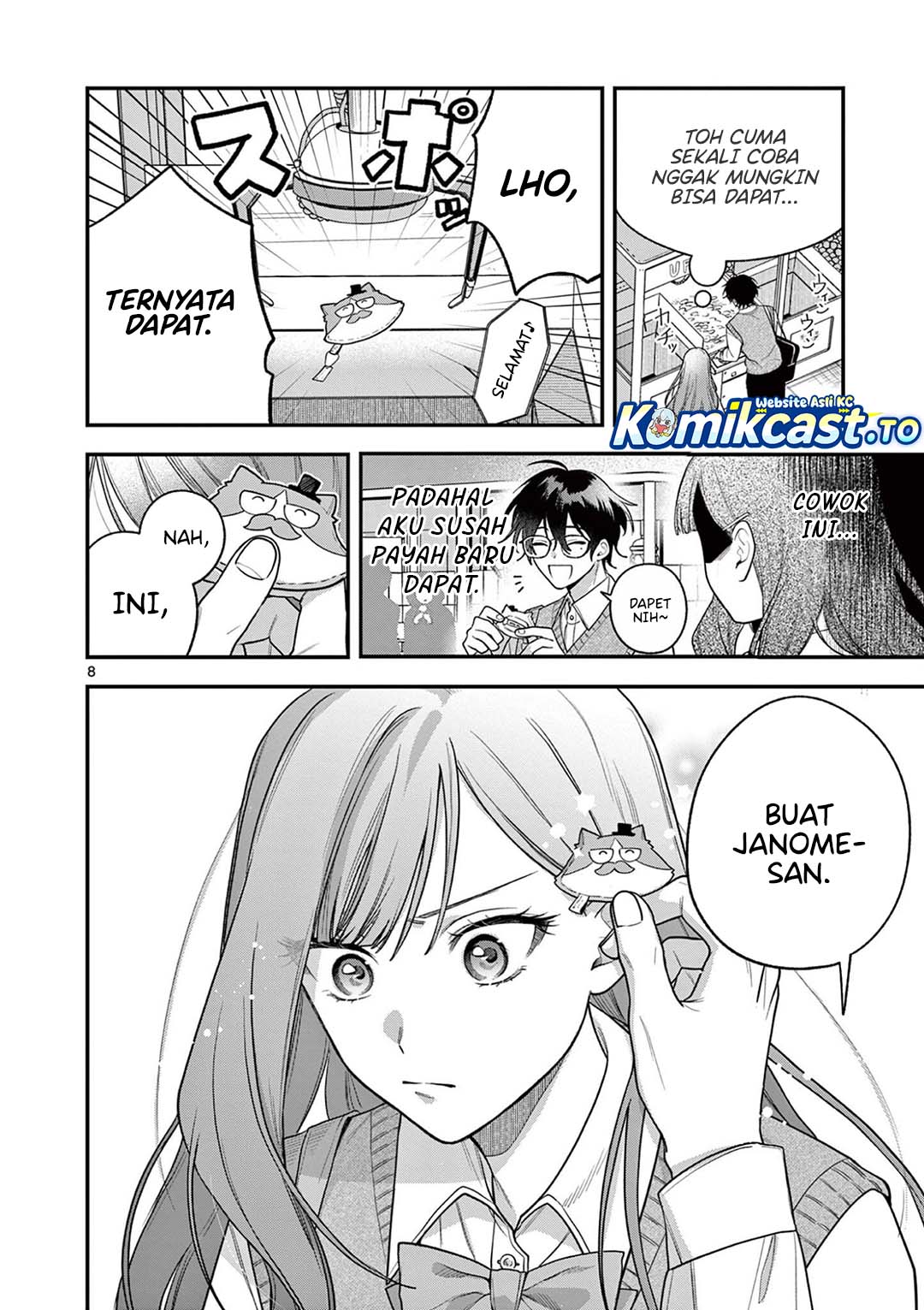Janome-san wa Hohoemitai! Chapter 04 Bahasa Indonesia