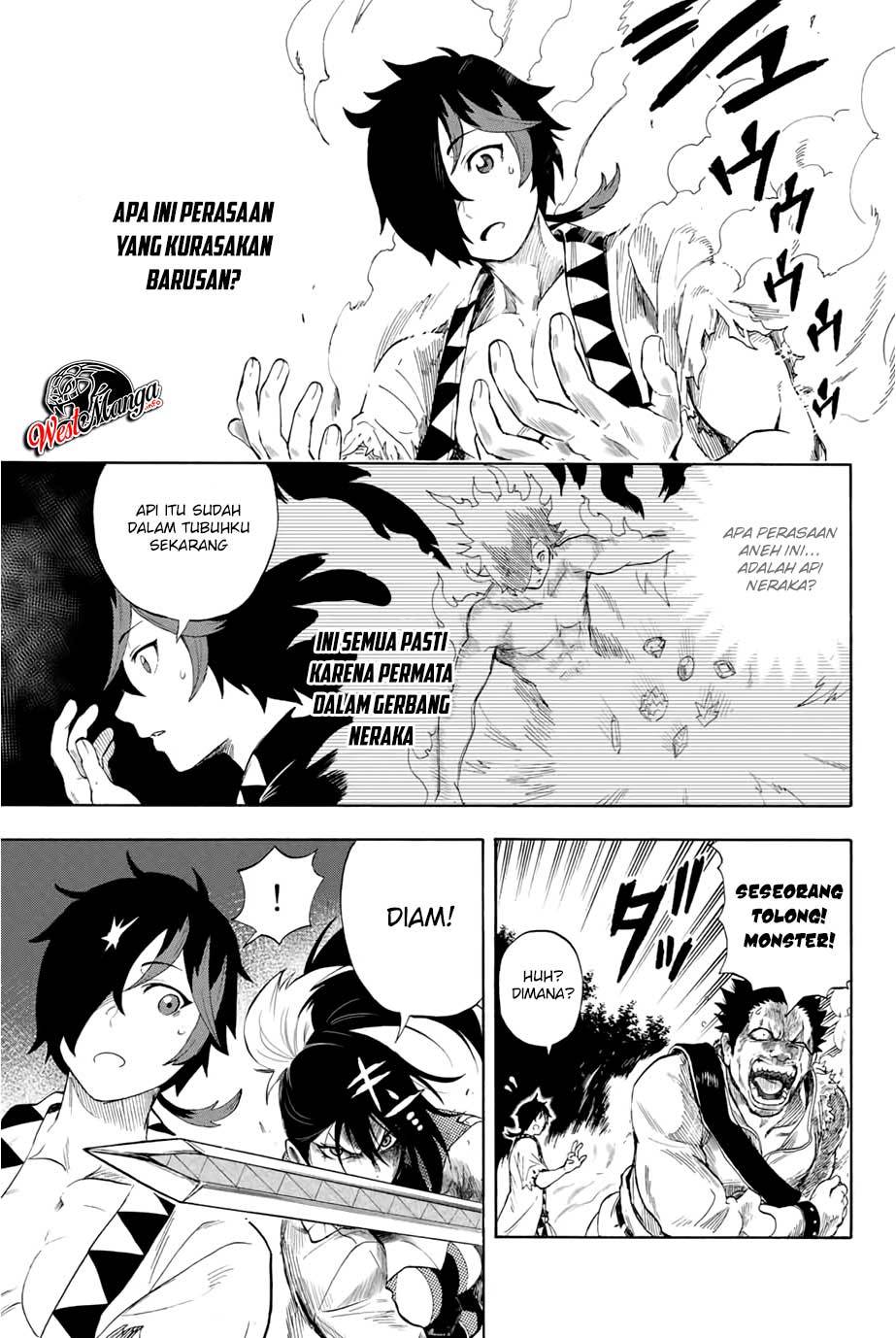 Jigoku no Gouka de Yaka re Tsuzuketa Shounen. Saikyou no Honou Tsukai to Natte Fukkatsu Suru. chapter 2