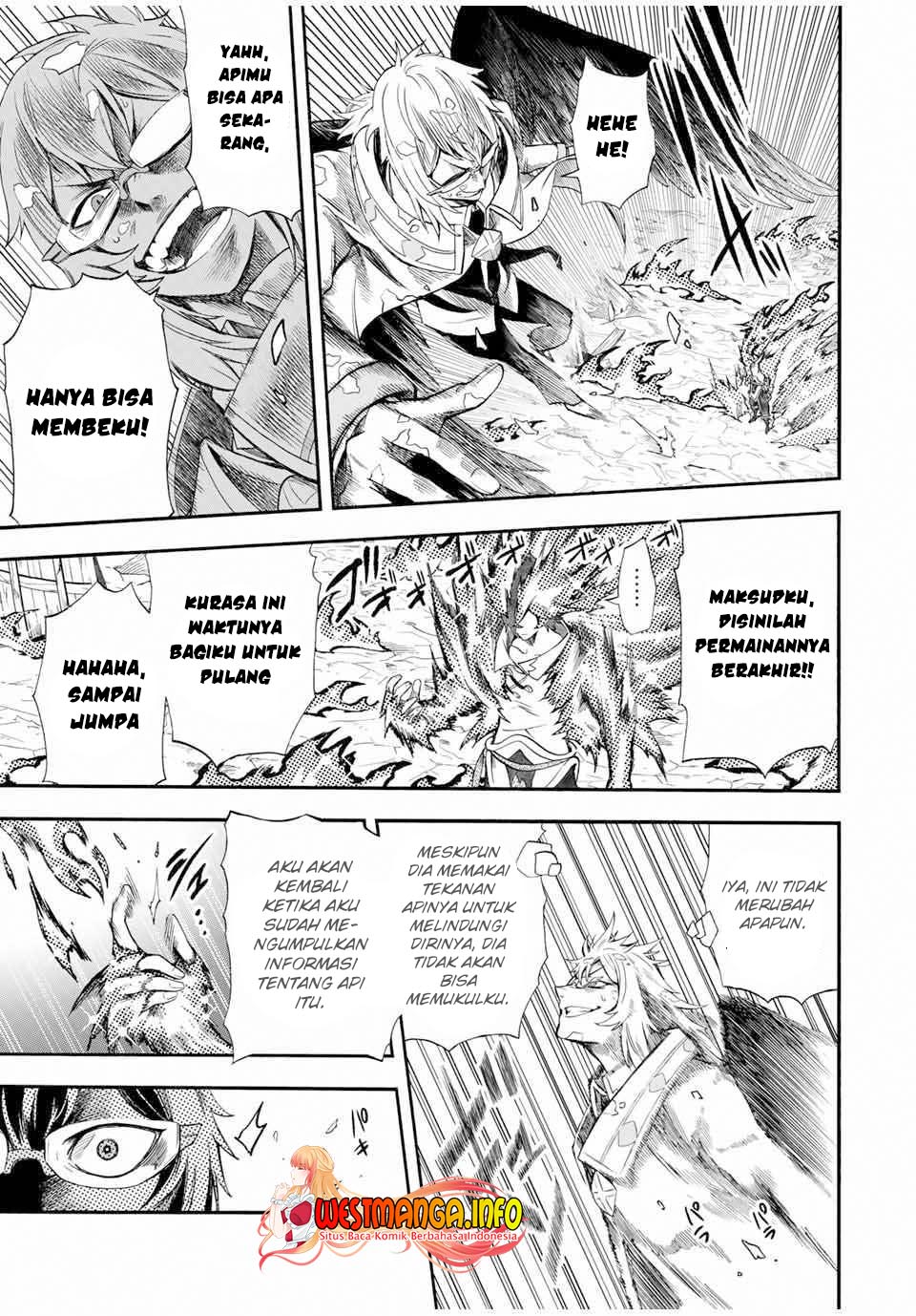 Jigoku no Gouka de Yaka re Tsuzuketa Shounen. Saikyou no Honou Tsukai to Natte Fukkatsu Suru. chapter 35
