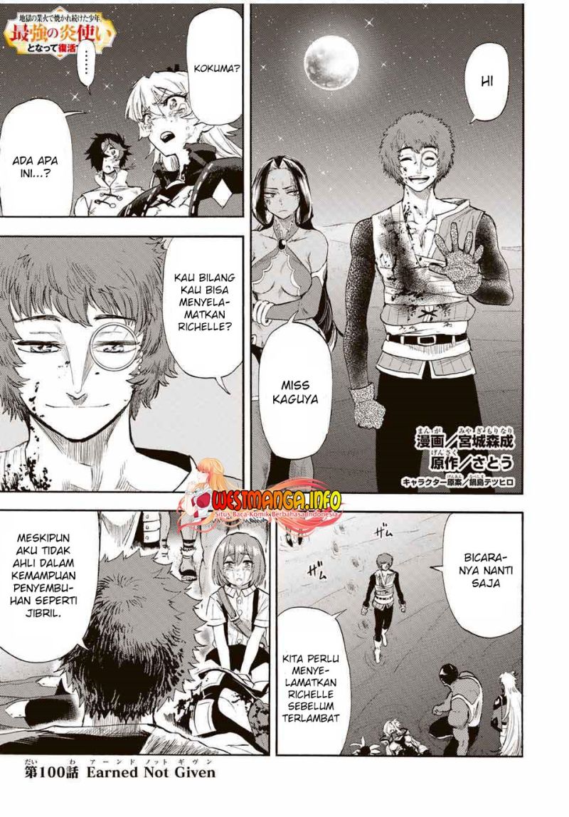Jigoku no Gouka de Yaka Chapter 100 Bahasa Indonesia