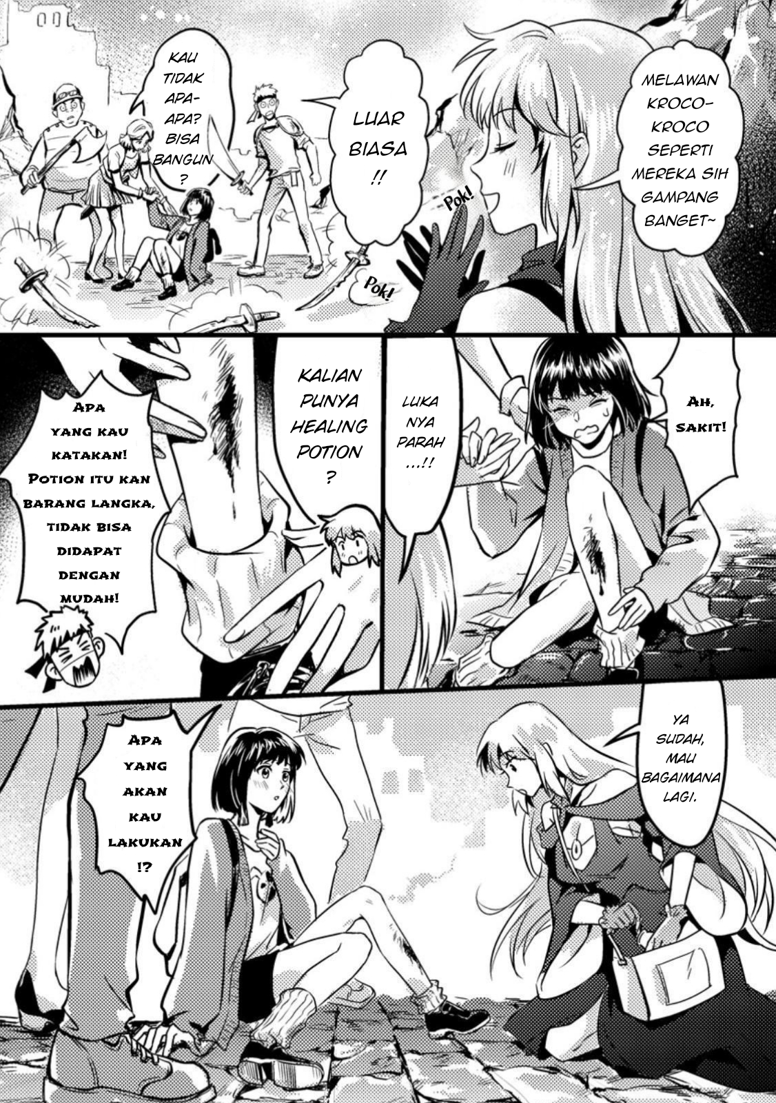 Jigoku no Sata mo Ougon Shidai Chapter 06.3 Bahasa Indonesia