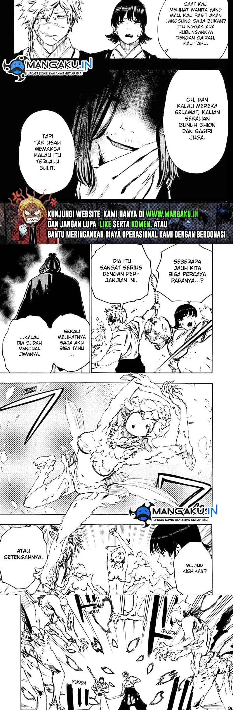 Jigokuraku Chapter 102 Bahasa Indonesia
