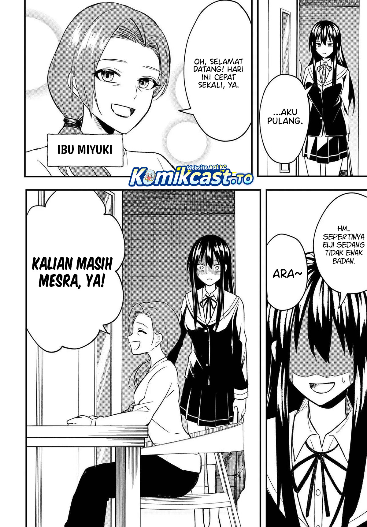 Jinsei Gyakuten Uwaki Sare, Enzai o Kiserareta Ore ga, Gakuen Ichi no Bishoujo ni Natsukareru Chapter 06.2 Bahasa Indonesia