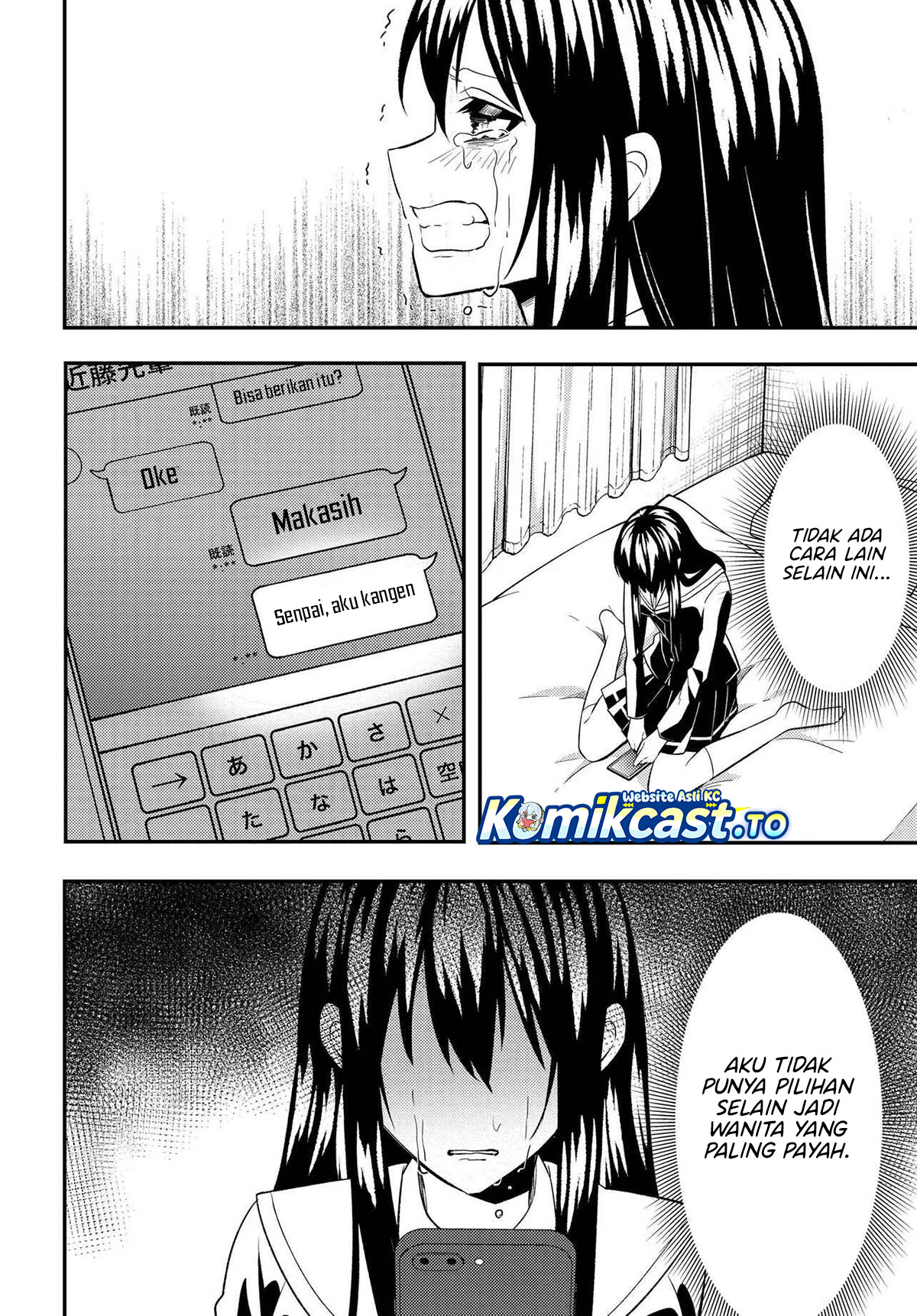 Jinsei Gyakuten Uwaki Sare, Enzai o Kiserareta Ore ga, Gakuen Ichi no Bishoujo ni Natsukareru Chapter 06.2 Bahasa Indonesia