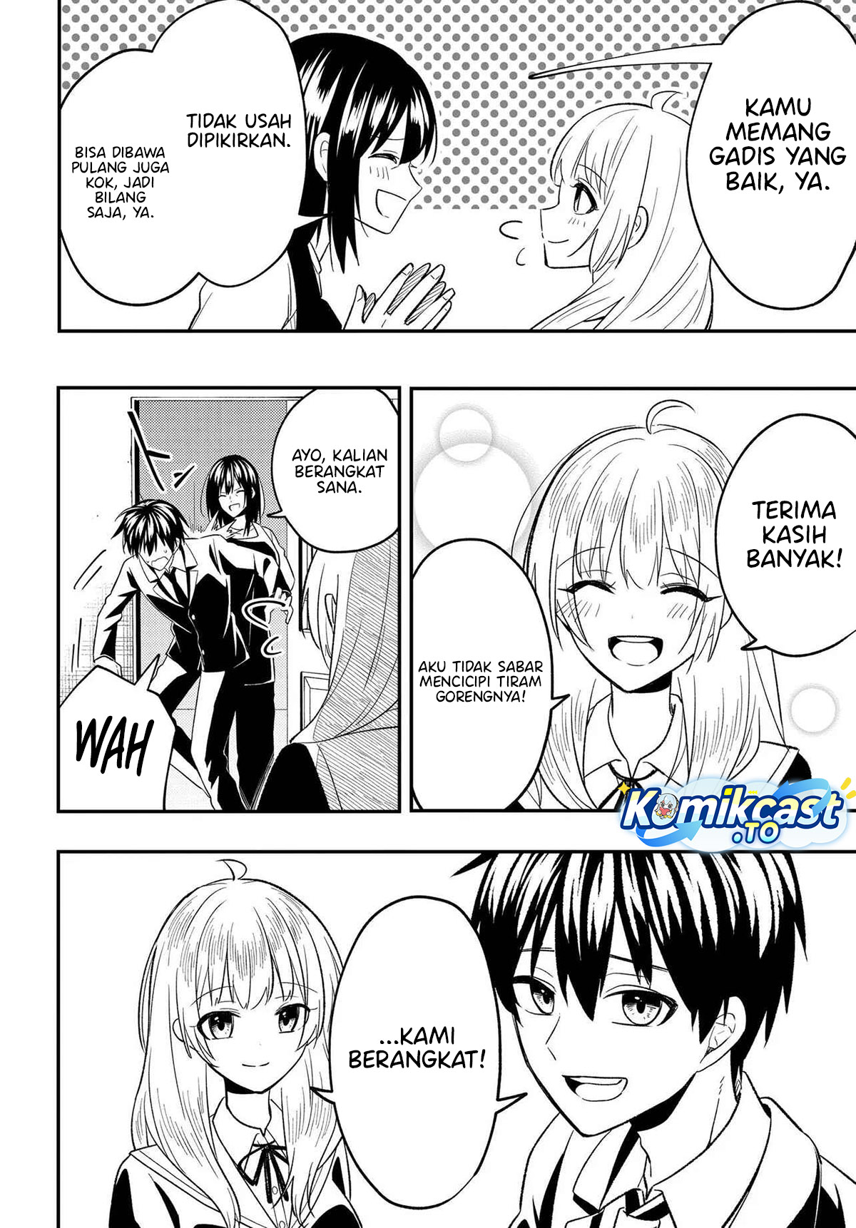 Jinsei Gyakuten Uwaki Sare, Enzai o Kiserareta Ore ga, Gakuen Ichi no Bishoujo ni Natsukareru Chapter 06.2 Bahasa Indonesia