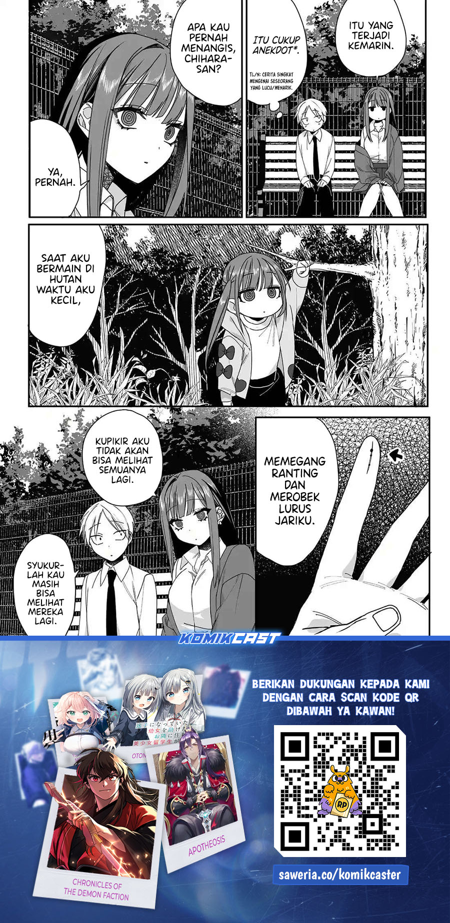 Jirai Nandesuka? Chihara-san Chapter 61 Bahasa Indonesia
