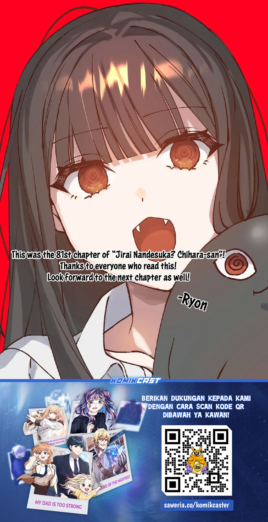 Jirai Nandesuka? Chihara-san chapter 81