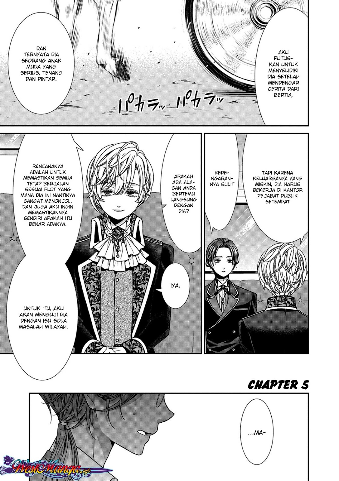 Jishou Akuyaku Reijou na Konyakusha no Kansatsu Kiroku chapter 5