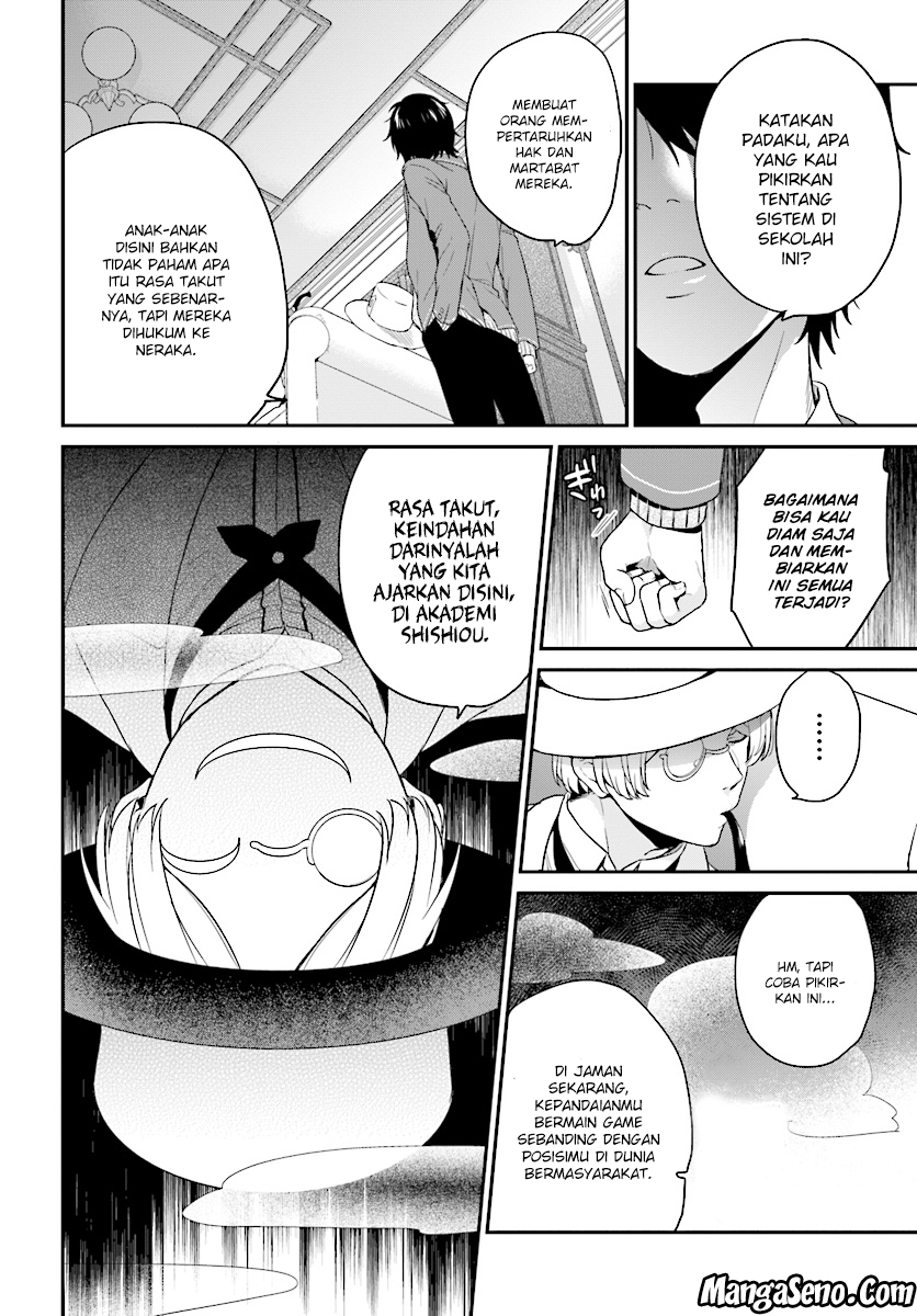 Jishou F-Rank no Oniisama ga Game de Hyouka sareru Gakuen no Chouten ni Kunrin suru Sou desu yo? Chapter 09 Bahasa Indonesia