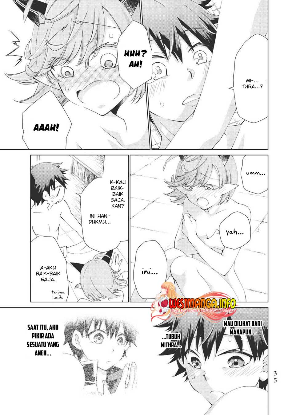 Jishou! Heibon Mazoku no Eiyuu Life Chapter 35 Bahasa Indonesia