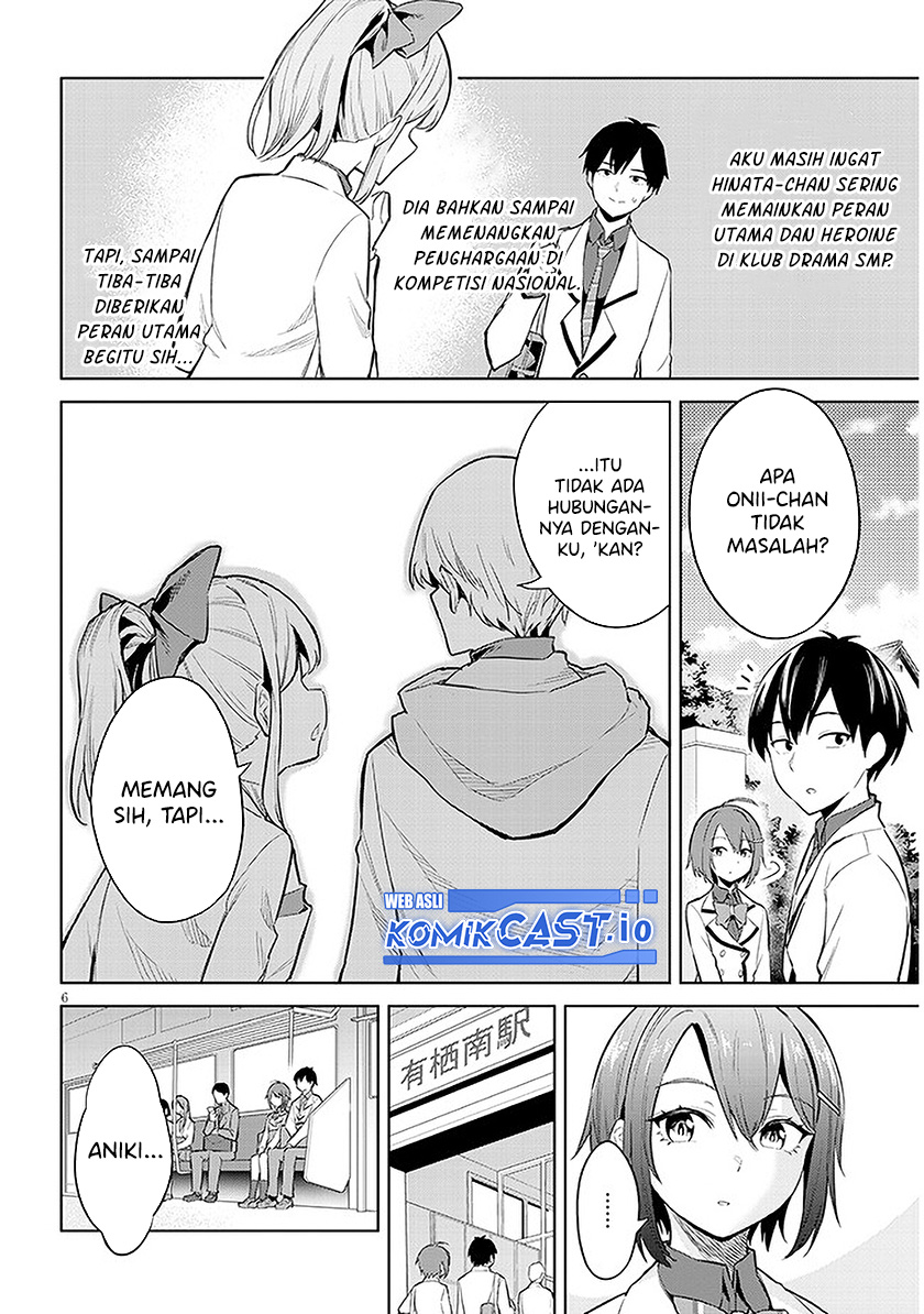 Jitsu wa Gimai (Imouto) deshita. ~Saikin de Kitagiri no Otouto no Kyorikan ga Yatara Chikaiwake~ Chapter 12 Bahasa Indonesia