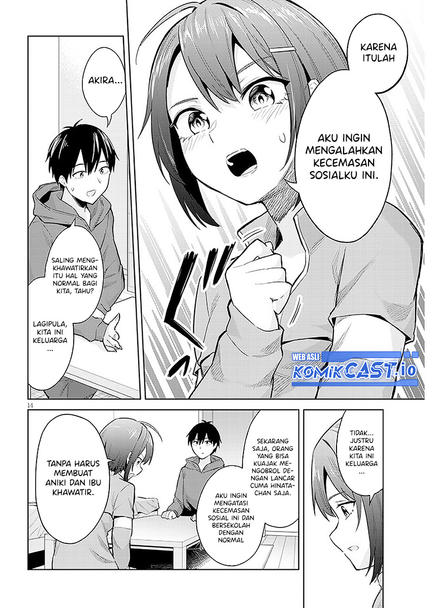 Jitsu wa Gimai (Imouto) deshita. ~Saikin de Kitagiri no Otouto no Kyorikan ga Yatara Chikaiwake~ Chapter 12 Bahasa Indonesia