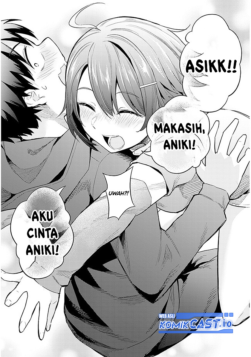Jitsu wa Gimai (Imouto) deshita. ~Saikin de Kitagiri no Otouto no Kyorikan ga Yatara Chikaiwake~ Chapter 12 Bahasa Indonesia