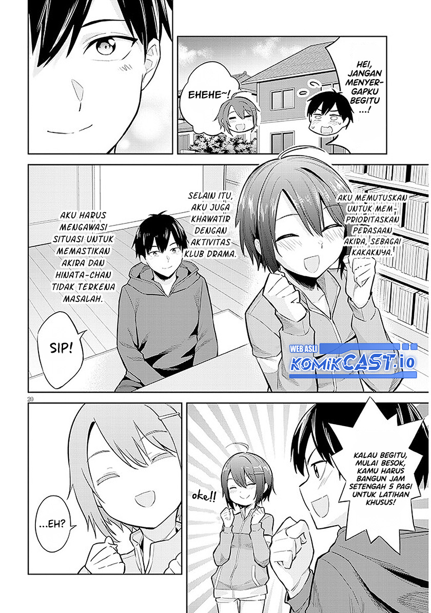 Jitsu wa Gimai (Imouto) deshita. ~Saikin de Kitagiri no Otouto no Kyorikan ga Yatara Chikaiwake~ Chapter 12 Bahasa Indonesia
