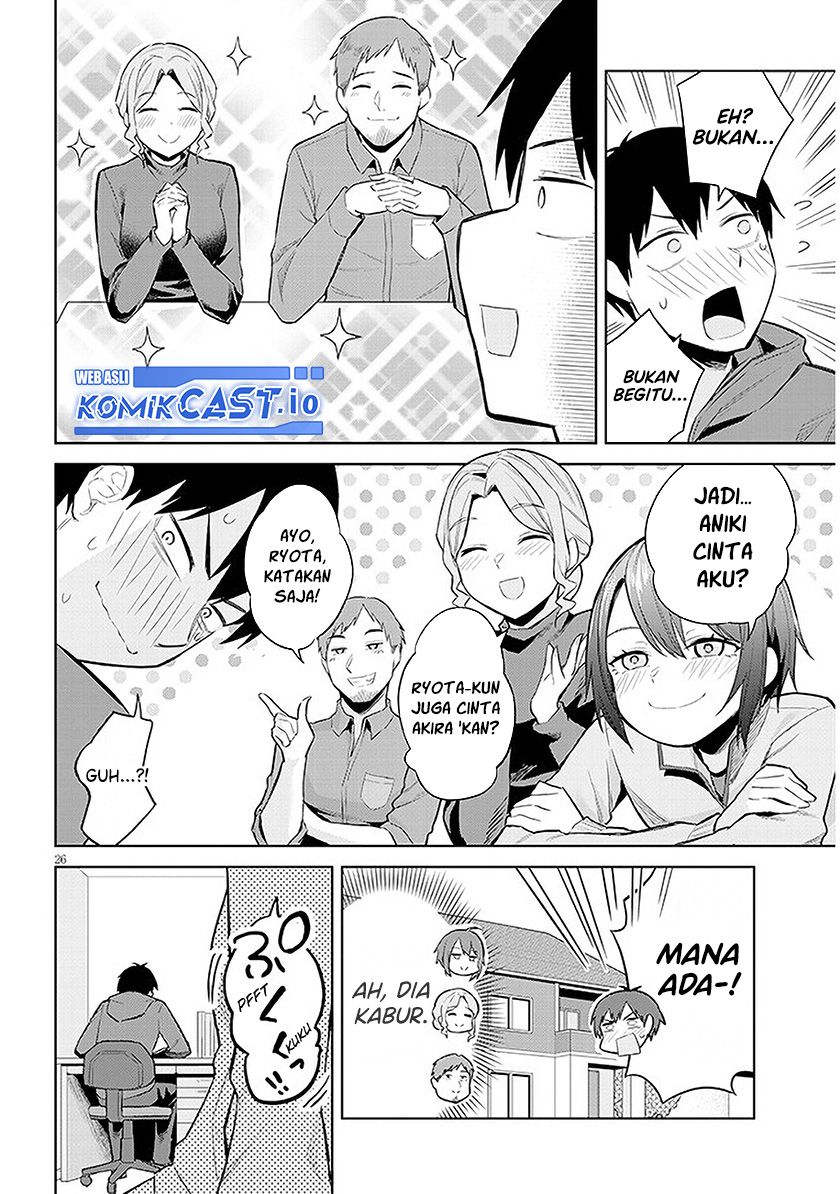 Jitsu wa Gimai (Imouto) deshita. ~Saikin de Kitagiri no Otouto no Kyorikan ga Yatara Chikaiwake~ Chapter 12 Bahasa Indonesia