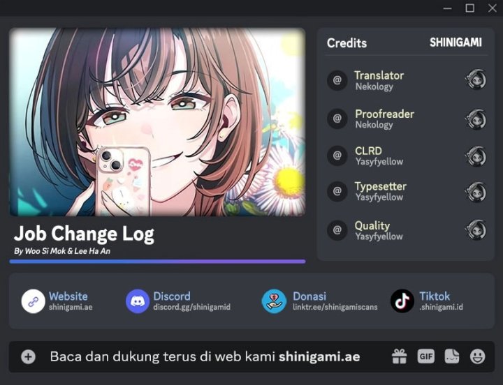 Job Change Log chapter 12