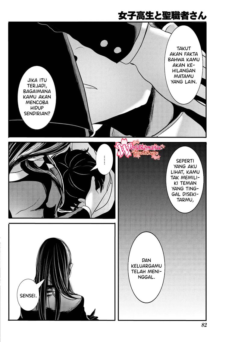 Joshikousei to Seishokusha-san Chapter 26 Bahasa Indonesia