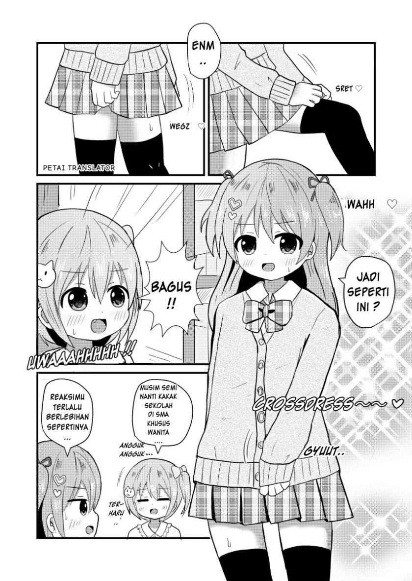 Josou Suisen de Joshikou ni Nyuugaku Shimashita Chapter 01.2 Bahasa Indonesia