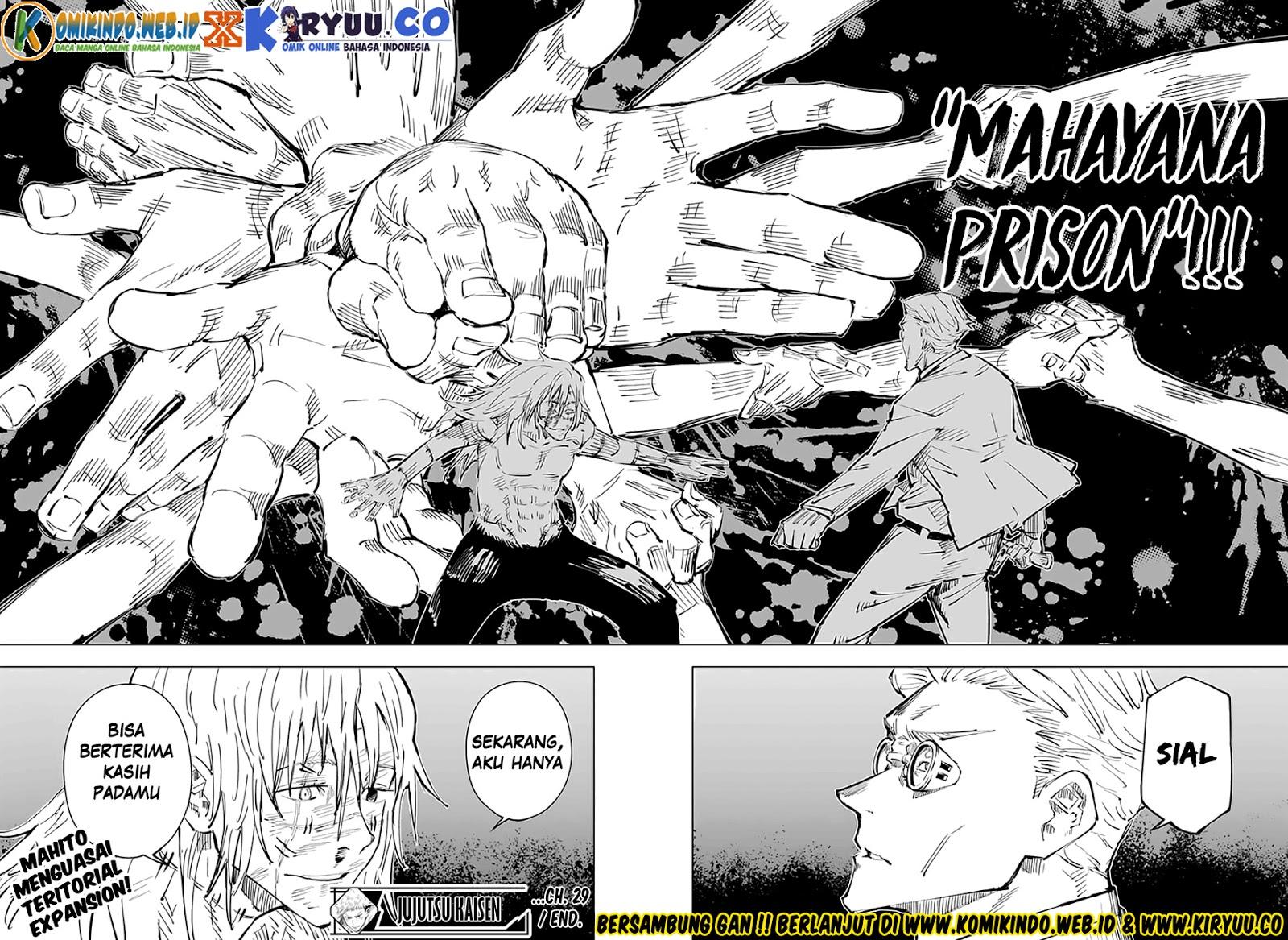 Jujutsu Kaisen Chapter 29 Bahasa Indonesia