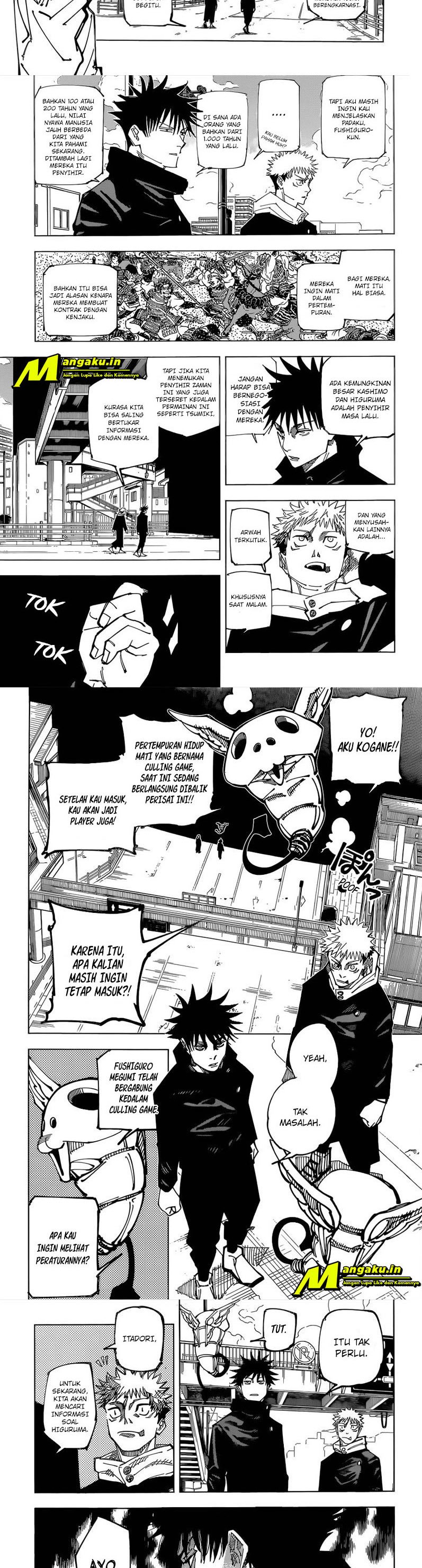 Jujutsu Kaisen Chapter 161 Bahasa Indonesia