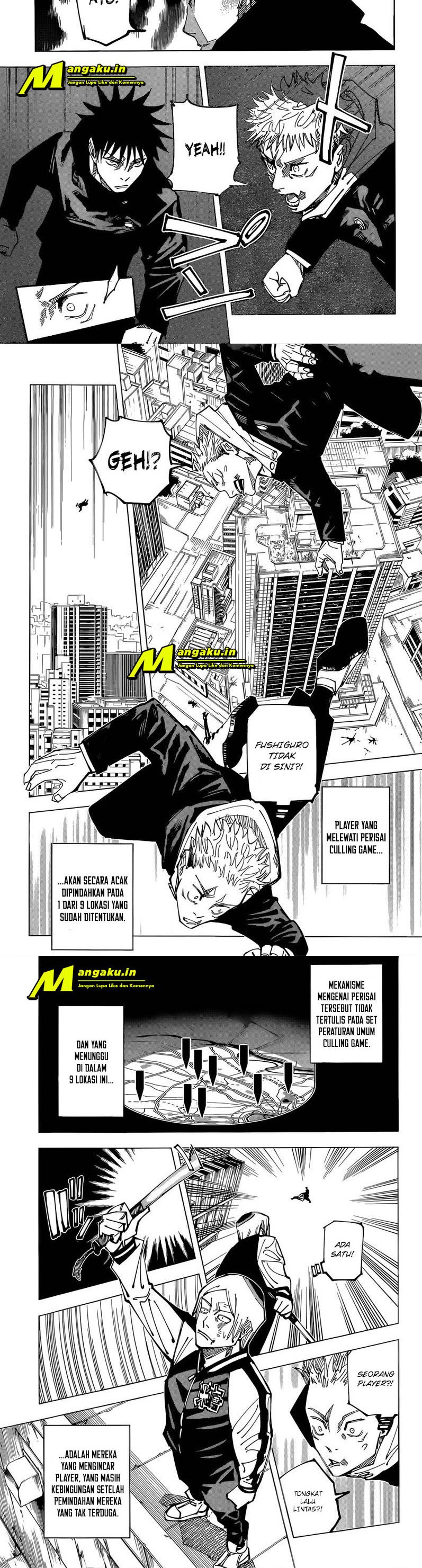 Jujutsu Kaisen Chapter 161 Bahasa Indonesia