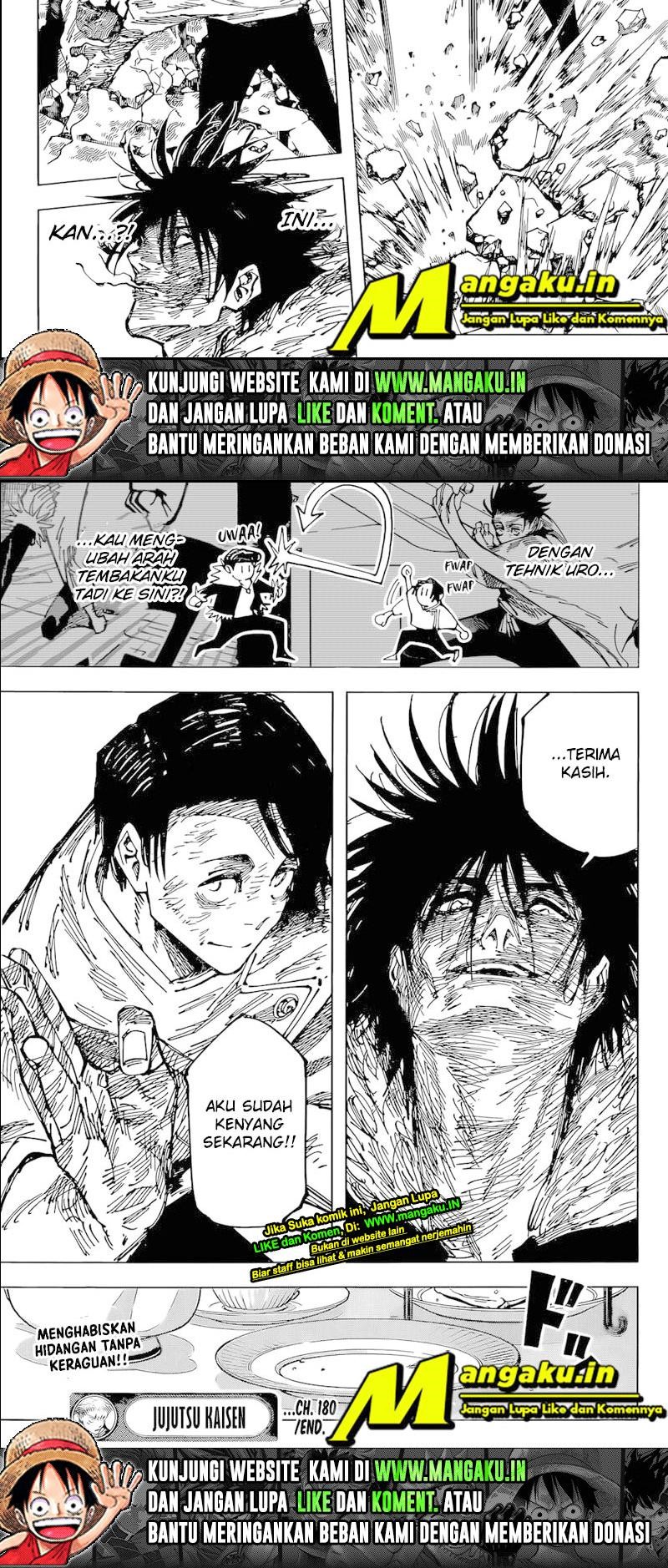 Jujutsu Kaisen chapter 180