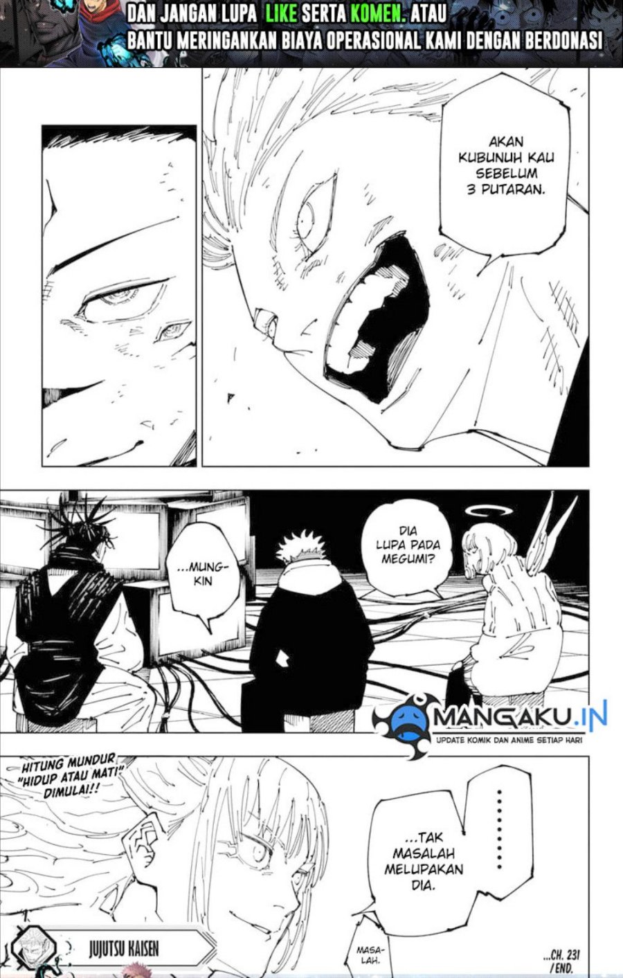 Jujutsu Kaisen chapter 231