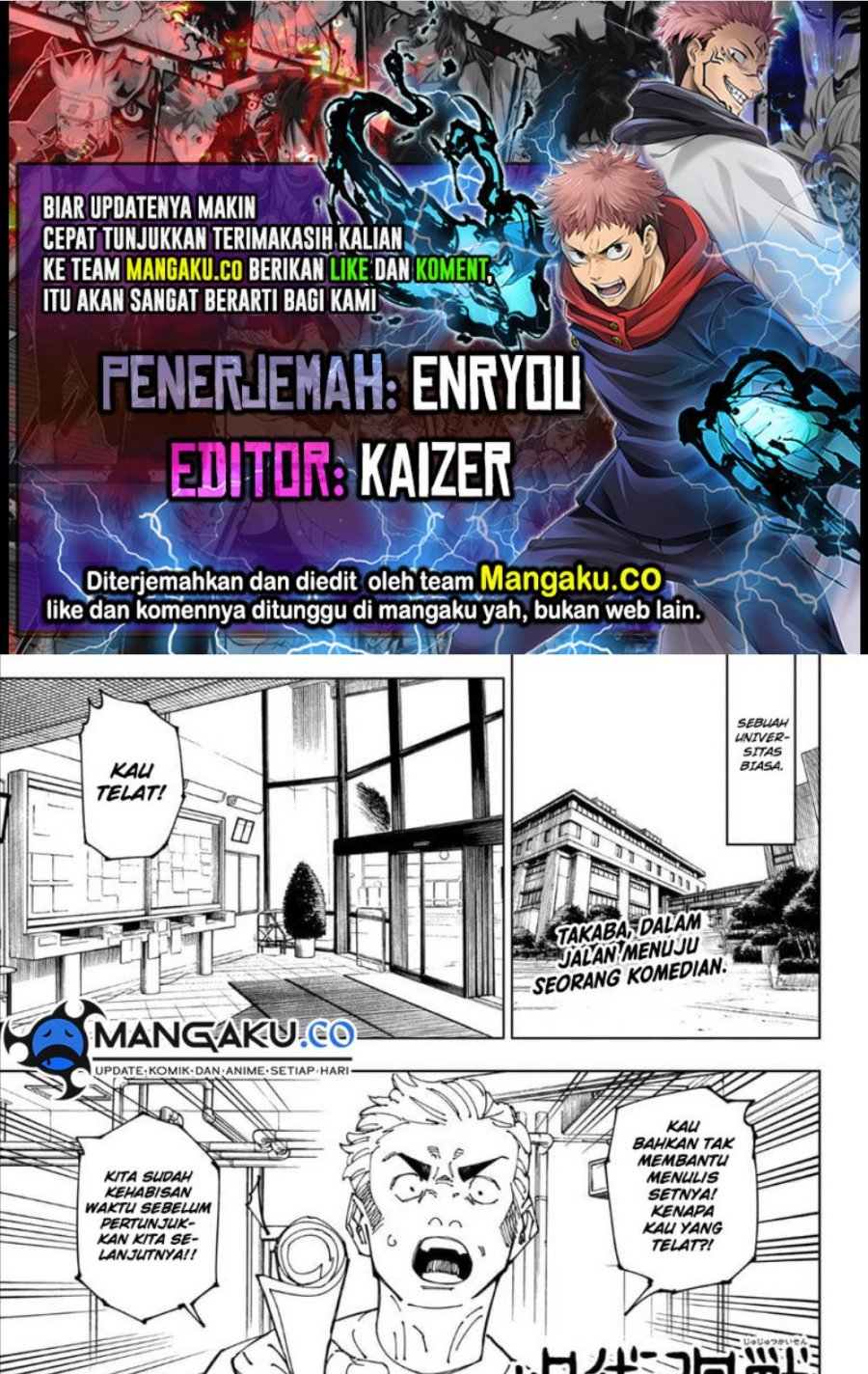 Jujutsu Kaisen Chapter 241 Bahasa Indonesia