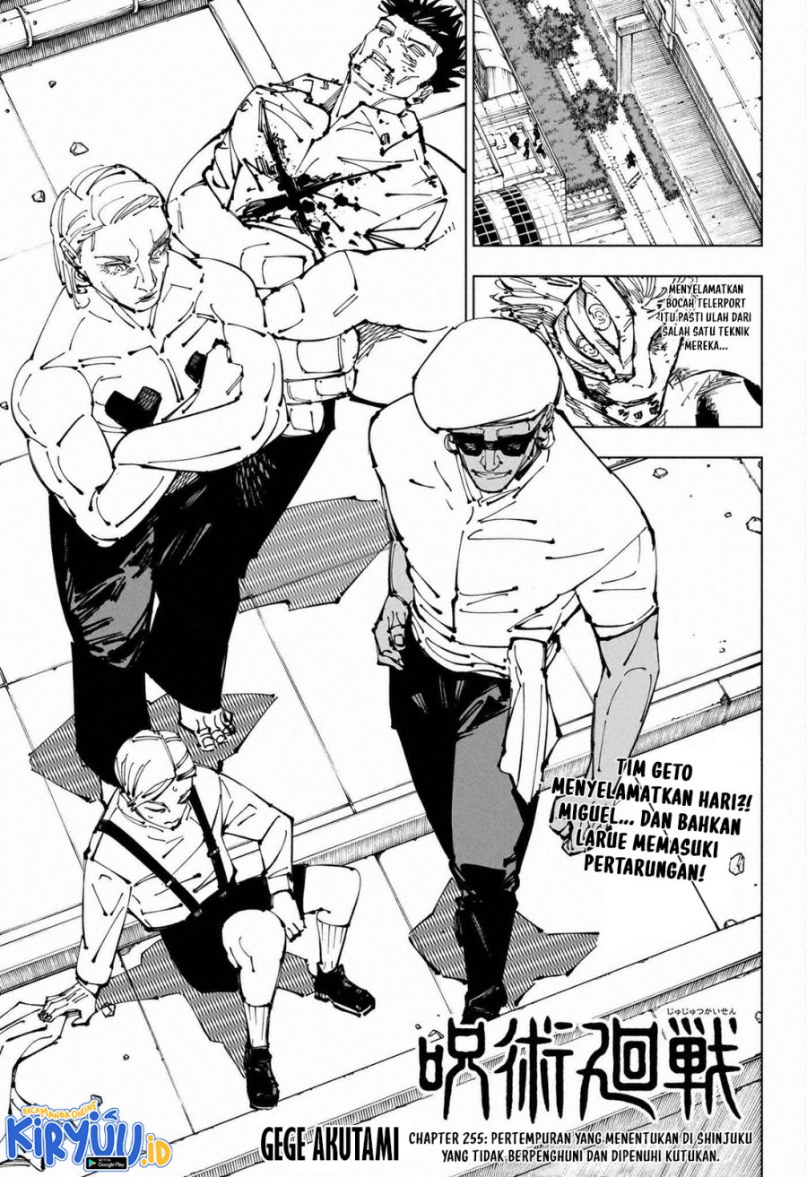 Jujutsu Kaisen Chapter 255 Bahasa Indonesia