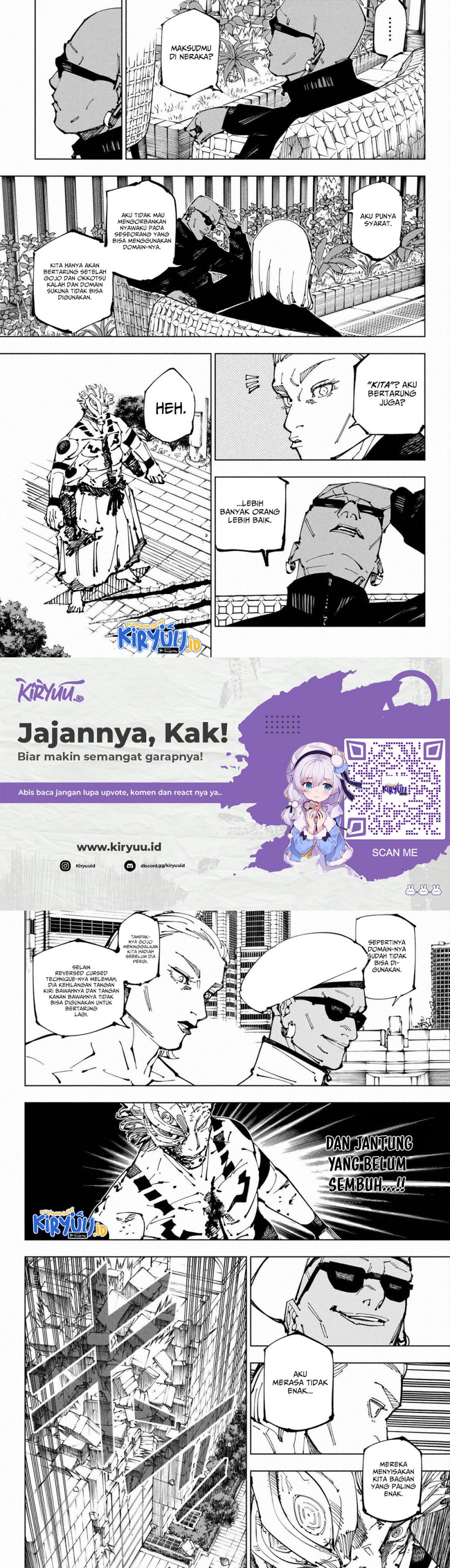 Jujutsu Kaisen Chapter 255 Bahasa Indonesia
