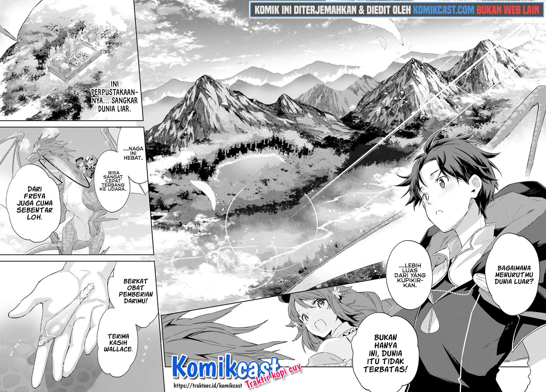 Kagami no Mukou no Saihate Toshokan: Kou no Yuusha to Itsuwari no Maou Chapter 13 Bahasa Indonesia