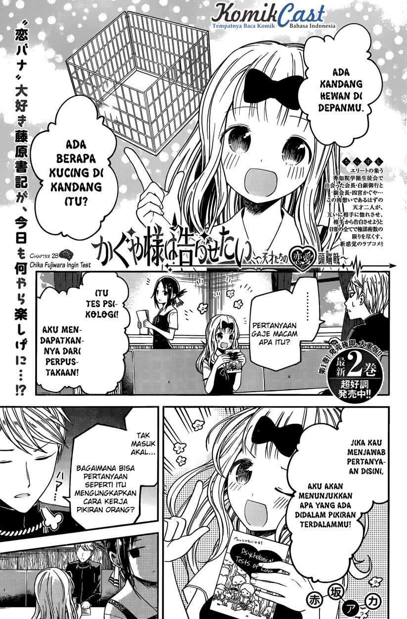 Kaguya-sama wa Kokurasetai: Tensai-tachi no Renai Zunousen Chapter 28 Bahasa Indonesia
