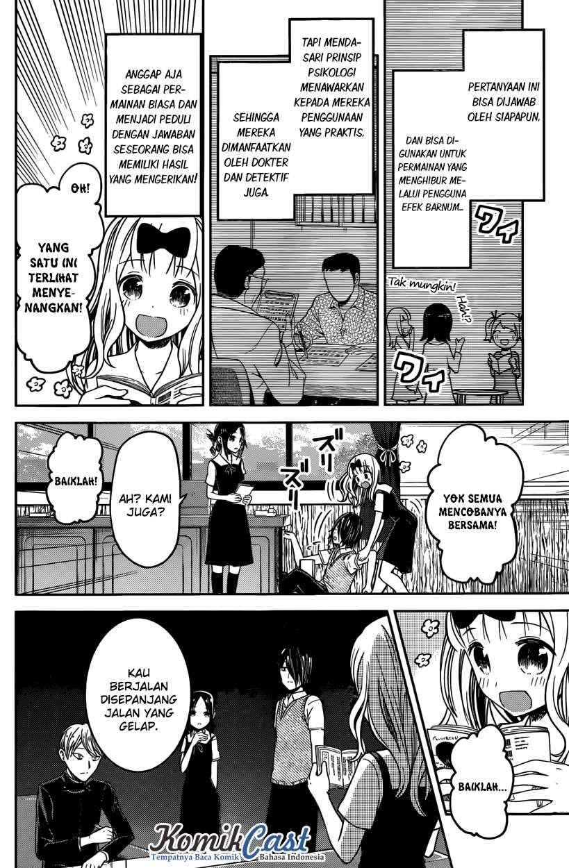 Kaguya-sama wa Kokurasetai: Tensai-tachi no Renai Zunousen Chapter 28 Bahasa Indonesia