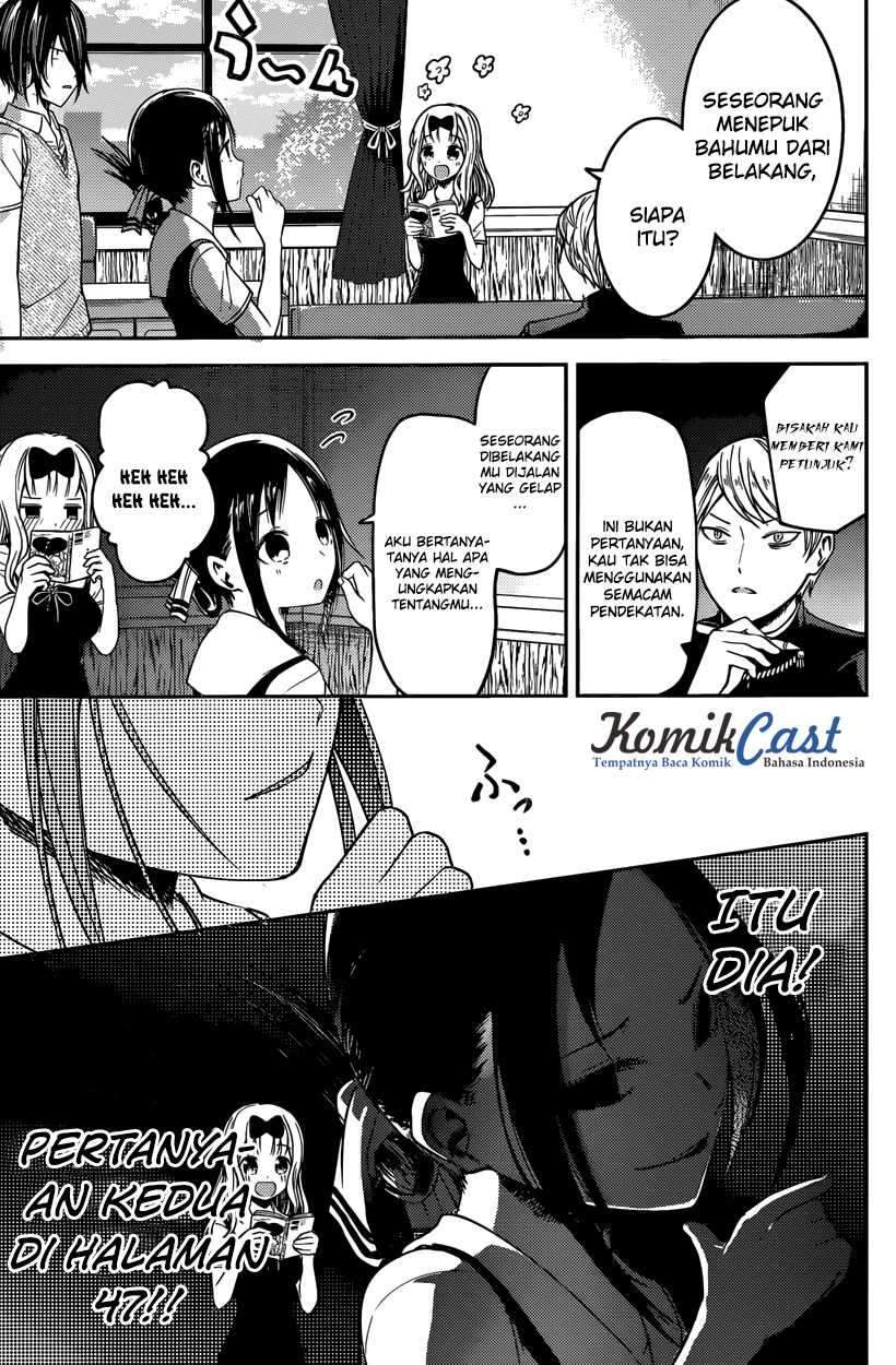 Kaguya-sama wa Kokurasetai: Tensai-tachi no Renai Zunousen Chapter 28 Bahasa Indonesia