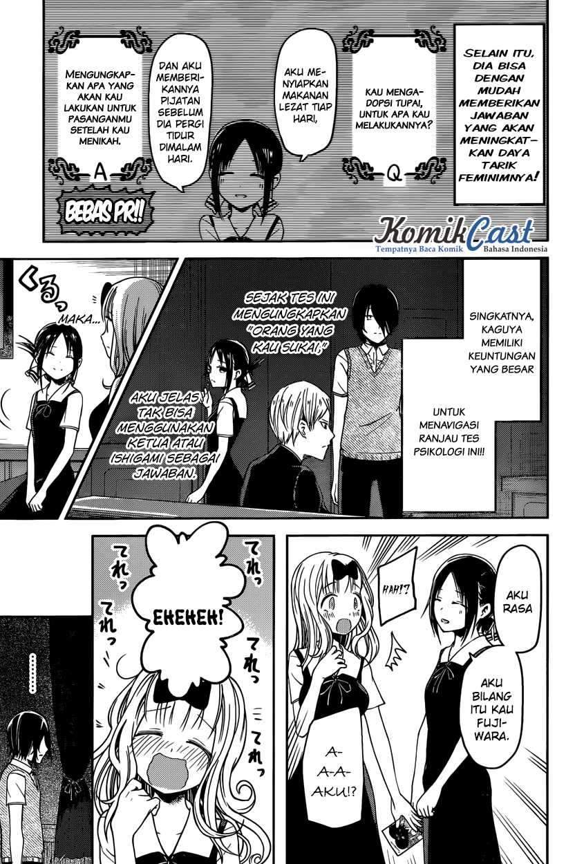Kaguya-sama wa Kokurasetai: Tensai-tachi no Renai Zunousen Chapter 28 Bahasa Indonesia