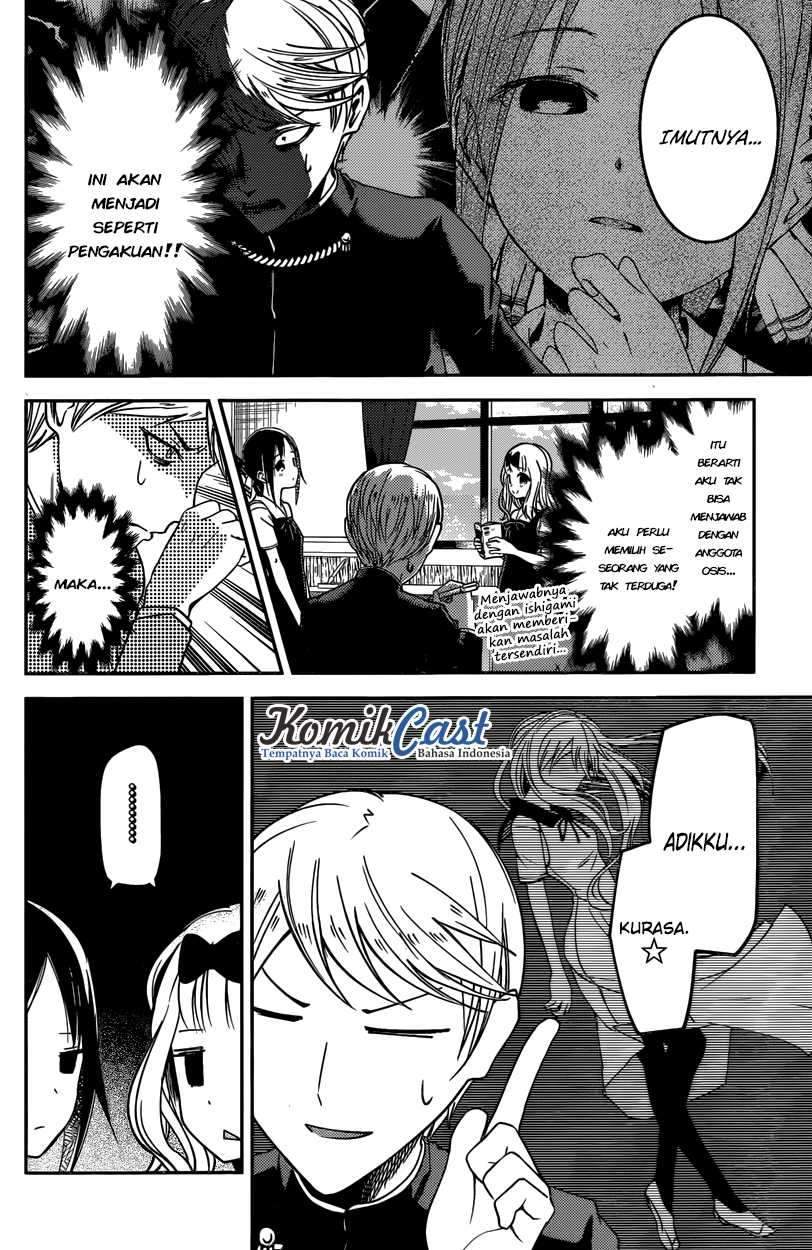 Kaguya-sama wa Kokurasetai: Tensai-tachi no Renai Zunousen Chapter 28 Bahasa Indonesia