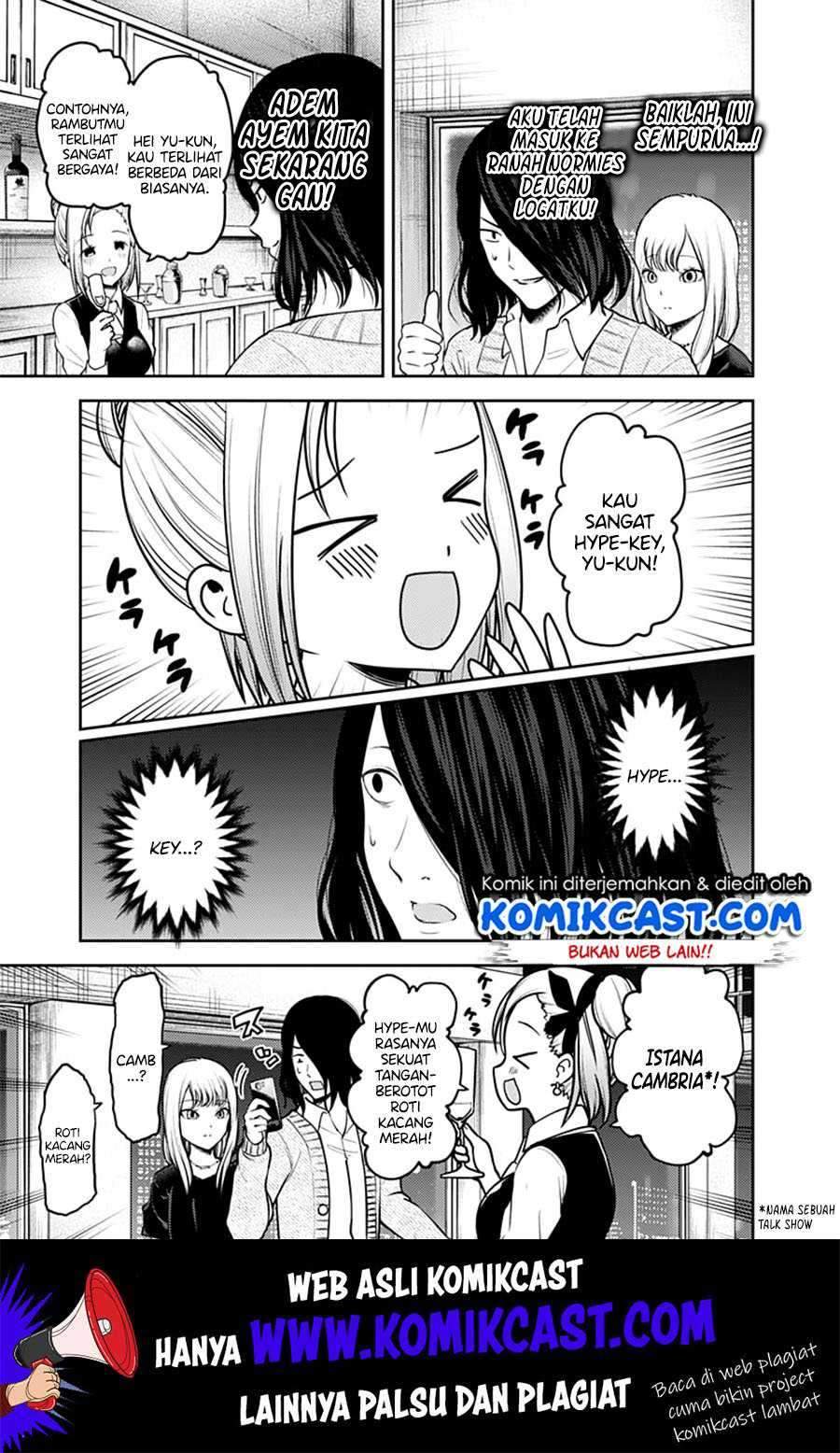 Kaguya-sama wa Kokurasetai: Tensai-tachi no Renai Zunousen Chapter 154 Bahasa Indonesia