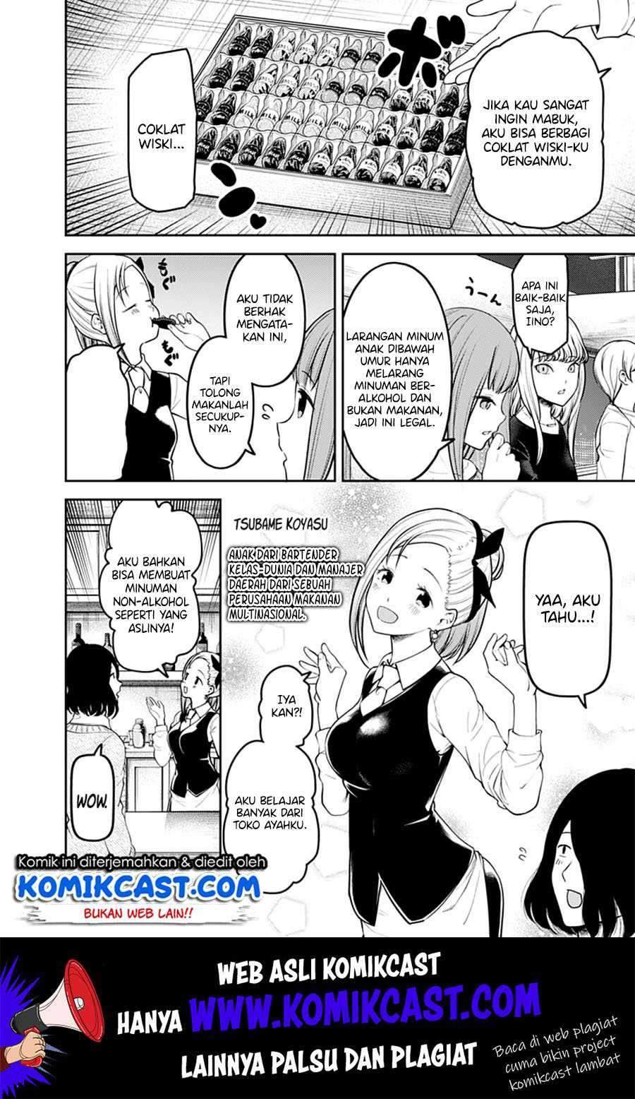 Kaguya-sama wa Kokurasetai: Tensai-tachi no Renai Zunousen Chapter 154 Bahasa Indonesia