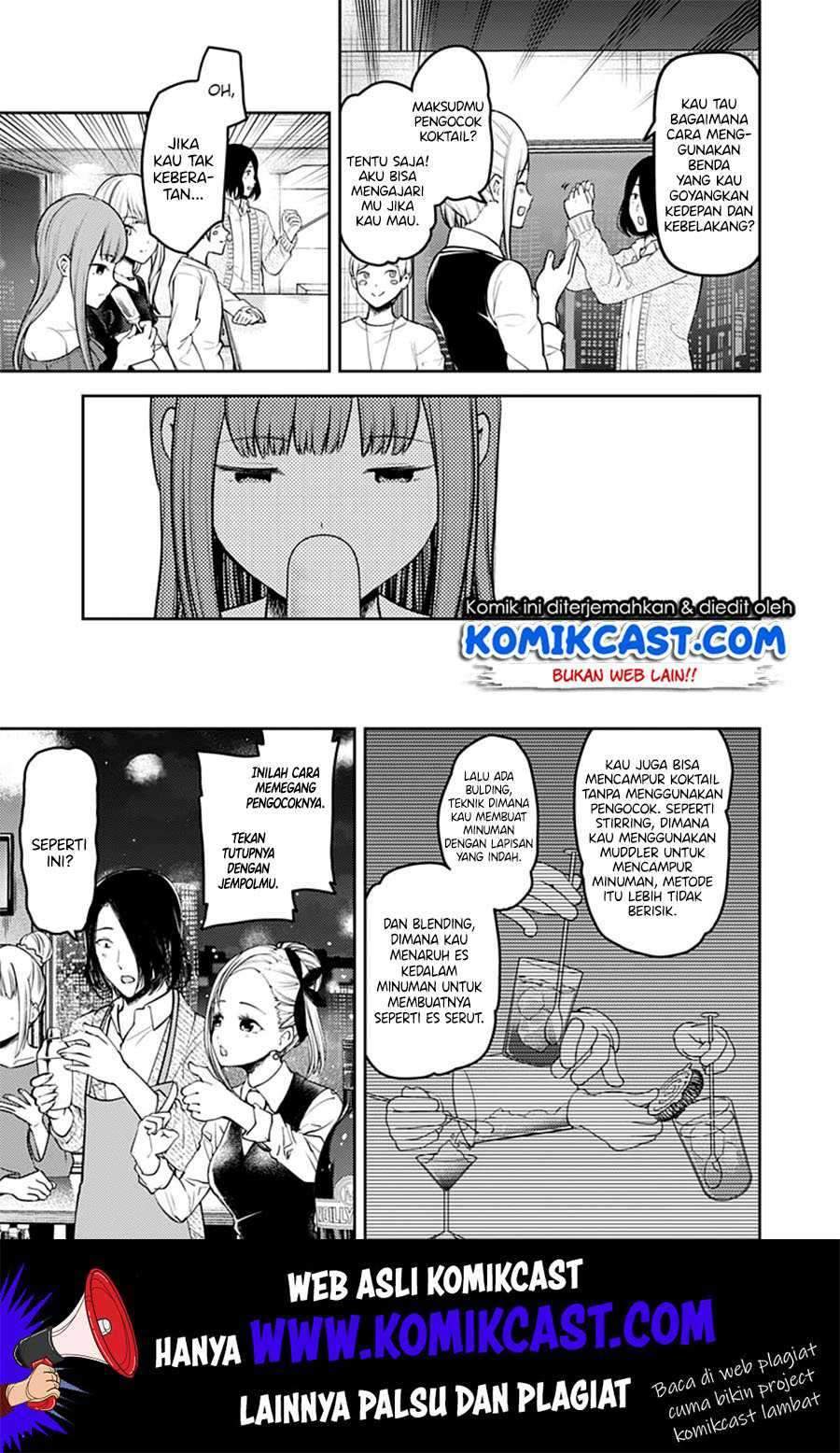 Kaguya-sama wa Kokurasetai: Tensai-tachi no Renai Zunousen Chapter 154 Bahasa Indonesia