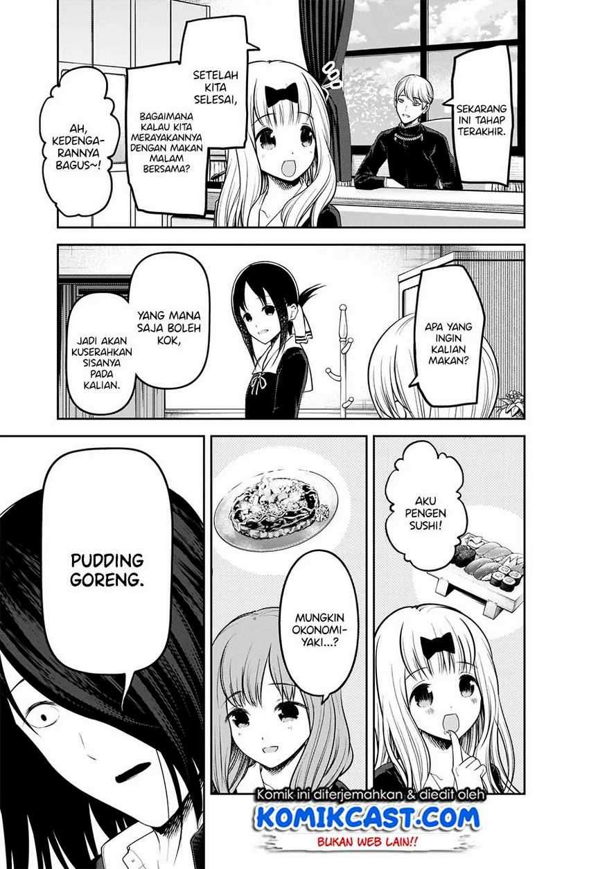 Kaguya-sama wa Kokurasetai: Tensai-tachi no Renai Zunousen Chapter 205 Bahasa Indonesia
