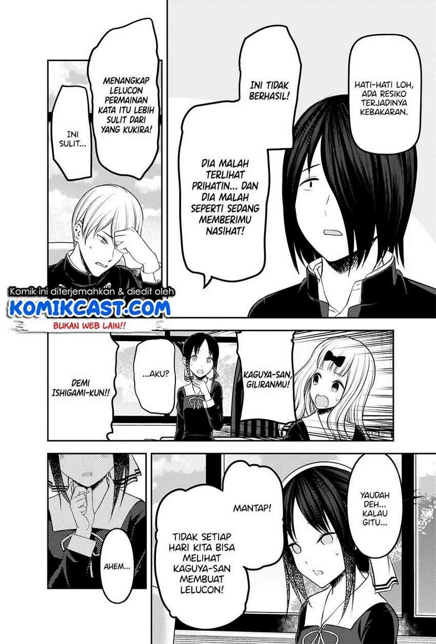 Kaguya-sama wa Kokurasetai: Tensai-tachi no Renai Zunousen Chapter 205 Bahasa Indonesia
