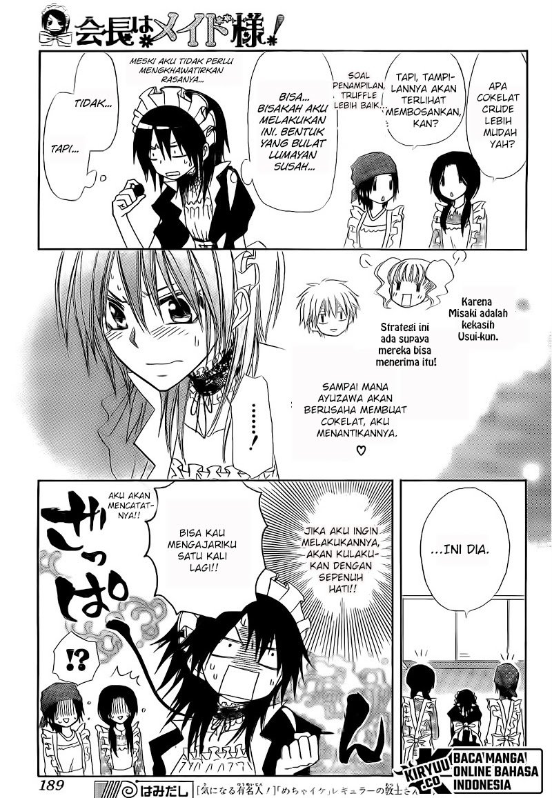 Kaichou Wa Maid Sama Chapter 63 Bahasa Indonesia