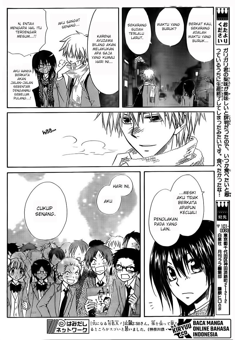 Kaichou Wa Maid Sama Chapter 63 Bahasa Indonesia