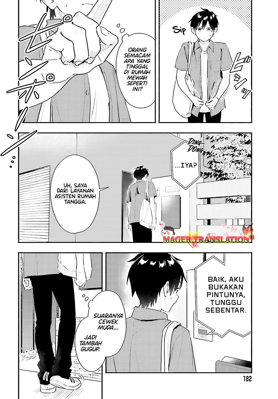 Kajidaikou no Arbeit wo Hajimetara Gakuen Ichi no Bishoujo no Kazoku ni Kiniirarechaimashita chapter 1