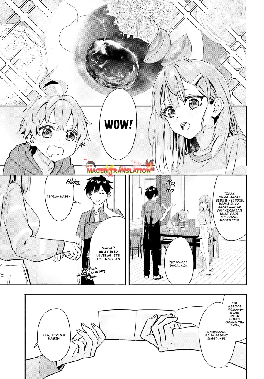 Kajidaikou no Arbeit wo Hajimetara Gakuen Ichi no Bishoujo no Kazoku ni Kiniirarechaimashita chapter 2