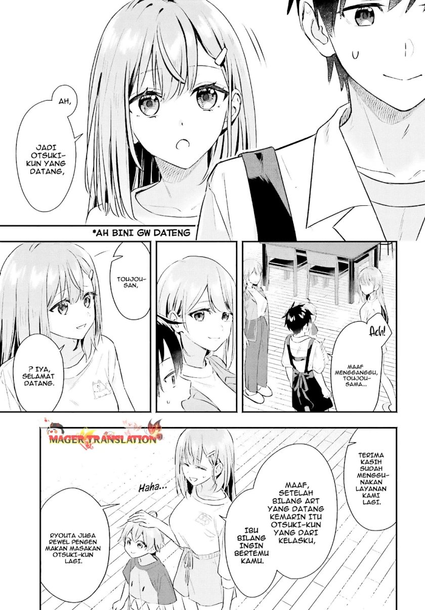 Kajidaikou no Arbeit wo Hajimetara Gakuen Ichi no Bishoujo no Kazoku ni Kiniirarechaimashita chapter 4