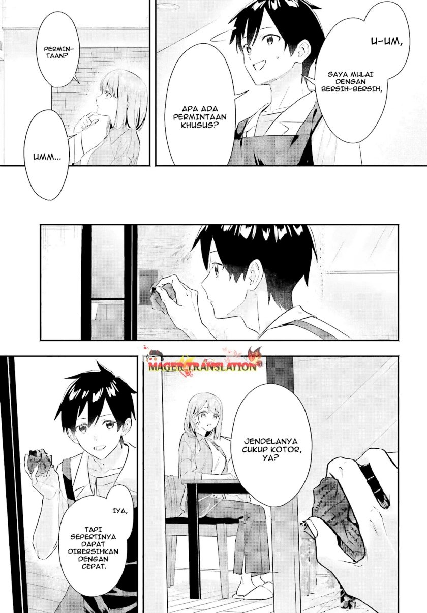 Kajidaikou no Arbeit wo Hajimetara Gakuen Ichi no Bishoujo no Kazoku ni Kiniirarechaimashita chapter 4