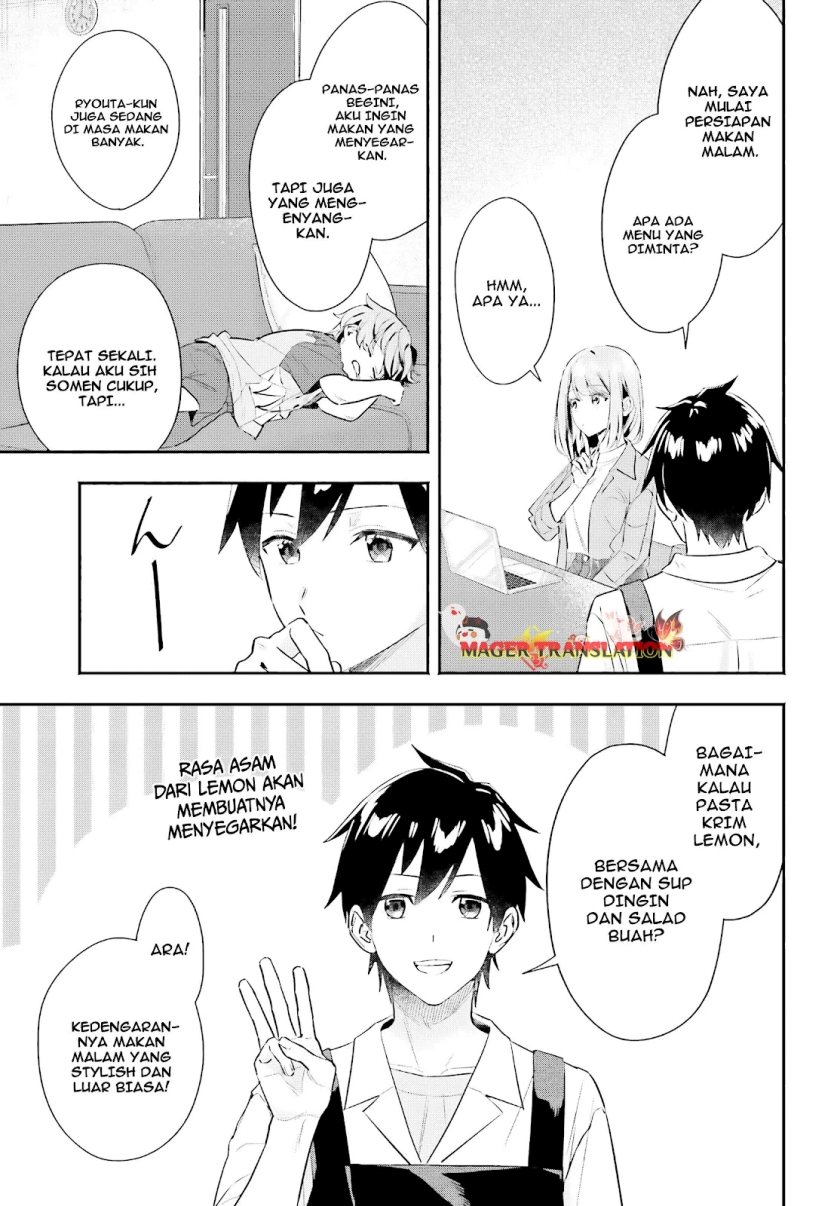 Kajidaikou no Arbeit wo Hajimetara Gakuen Ichi no Bishoujo no Kazoku ni Kiniirarechaimashita chapter 4