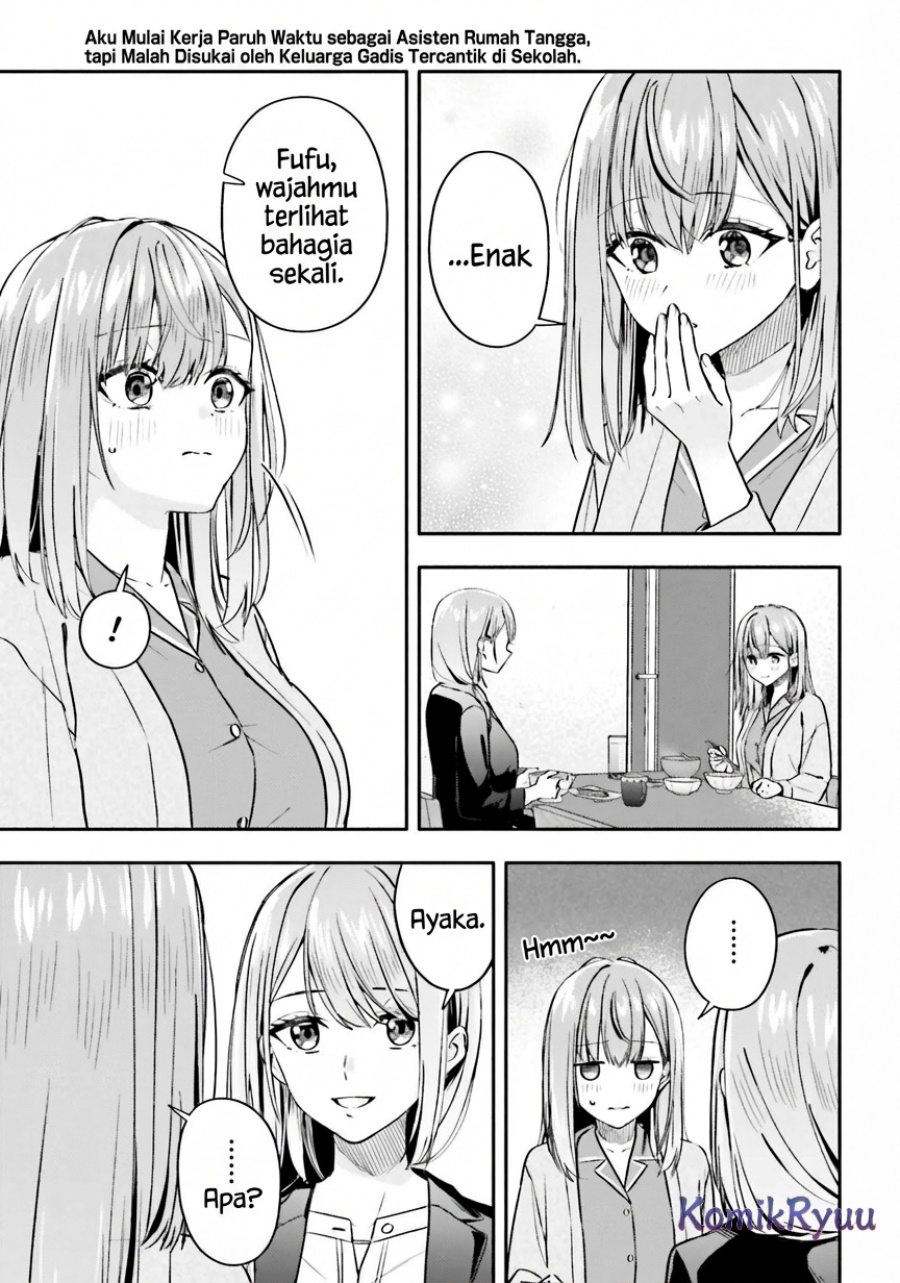 Kajidaikou no Arbeit wo Hajimetara Gakuen Ichi no Bishoujo no Kazoku ni Kiniirarechaimashita chapter 10