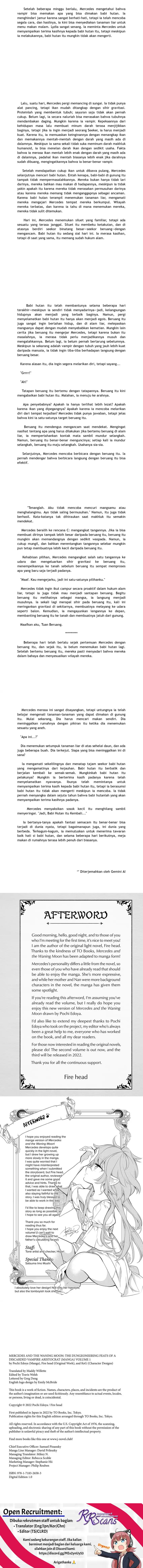 Kaketa Tsuki no Mercedes ~Kyuuketsuki no Kizoku ni Tensei Shitakedo Sute Rare Sounanode Dungeon o Seiha Suru~ Chapter 04 Bahasa Indonesia